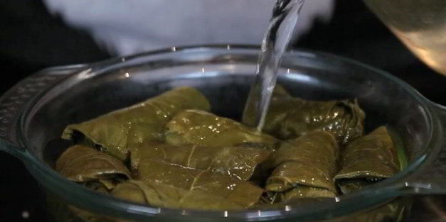 долма с индейкой и кускусом