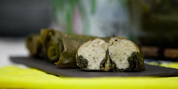 долма с индейкой и кускусом