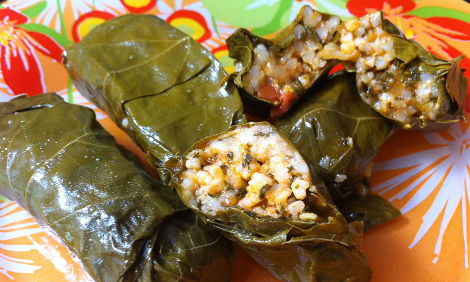 Рецепт долма в виноградных листьях