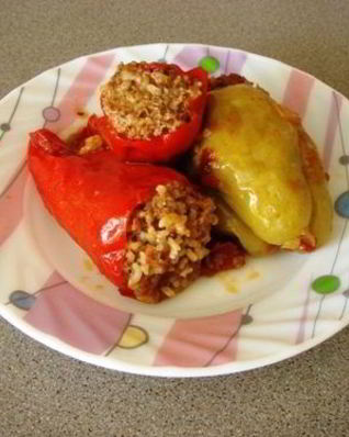 Голубцы из болгарского перца