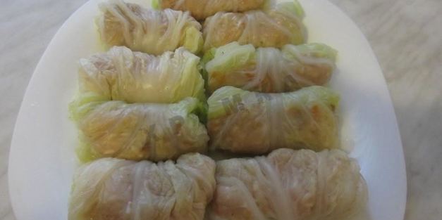 голубцы из пекинской капусты в кастрюле