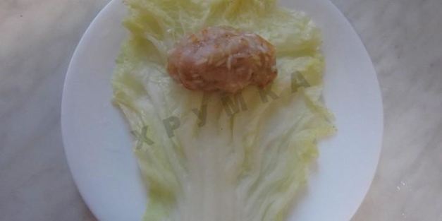 голубцы из пекинской капусты в кастрюле