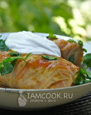 Голубцы с мясом и рисом