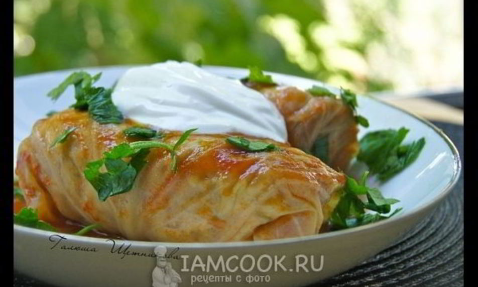 Рецепт голубцы с мясом и рисом