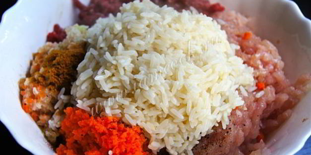 голубцы с мясом и рисом