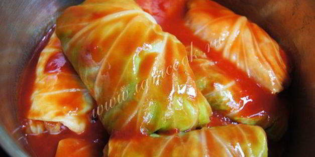 голубцы с мясом и рисом