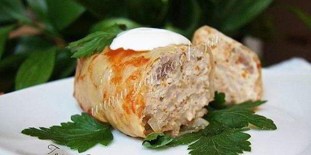 голубцы с мясом и рисом