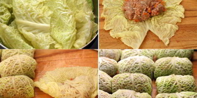 голубцы с мясом