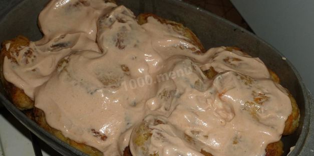 ленивые голубцы с рисом капустой и фаршем в кастрюле