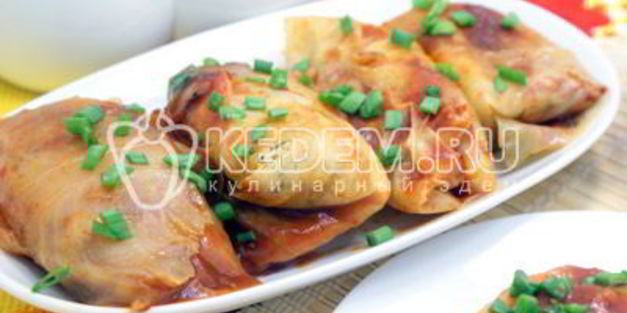 постные голубцы