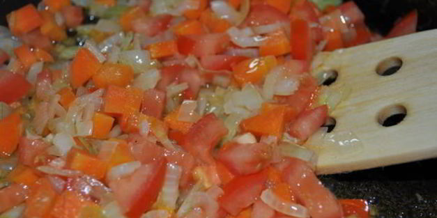 гречневая лапша с морепродуктами