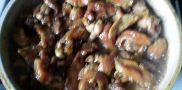 гречневая лапша с овощами и мясом