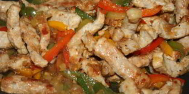 гречневая лапша со свининой