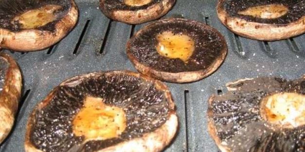 грибы запеченные с сыром