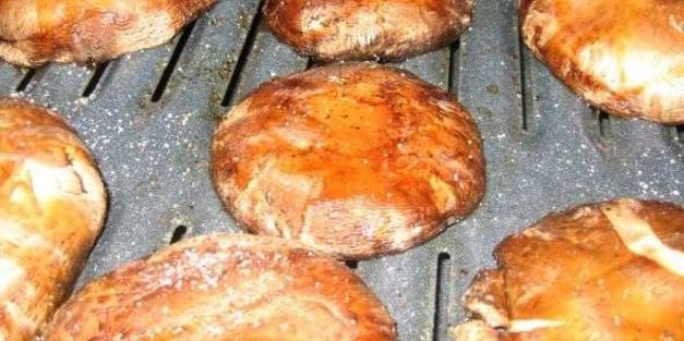 грибы запеченные с сыром