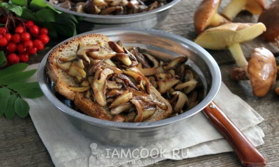 Рецепт маслята жареные