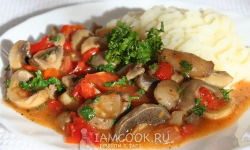 Рецепт грибной гуляш