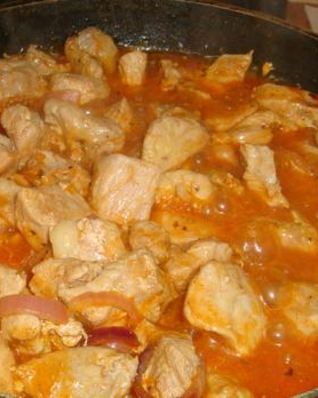 Гуляш из свинины