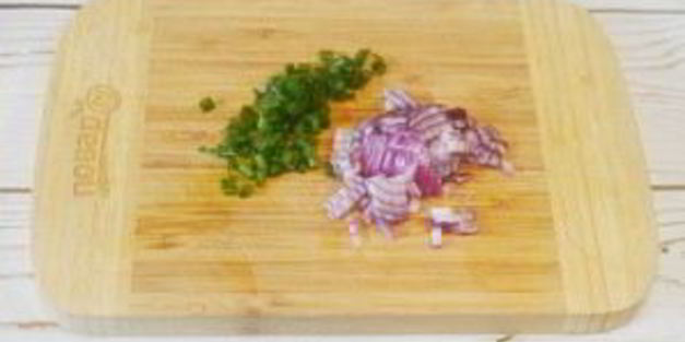 картофельное пюре с беконом и сыром