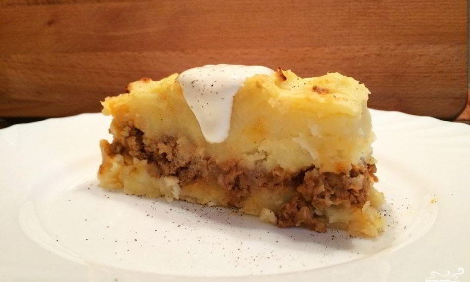 Рецепт картофельного пюре с фаршема в мультиварке