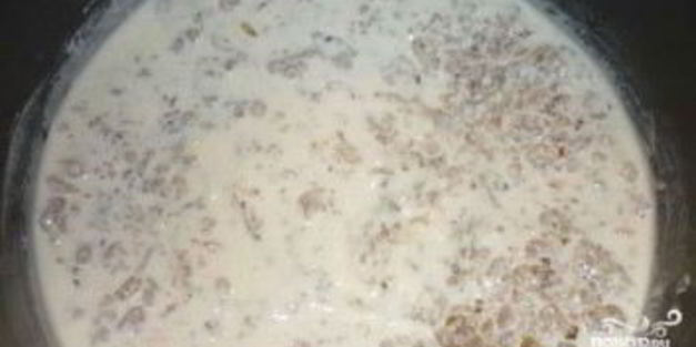 картофельное пюре с фаршем в мультиварке