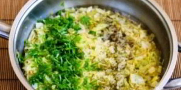 картофельное пюре с капустой