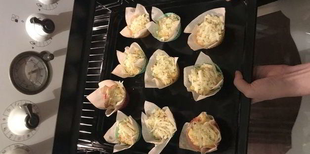 картофельное пюре с крабовым мясом