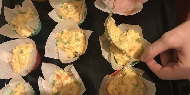 картофельное пюре с крабовым мясом