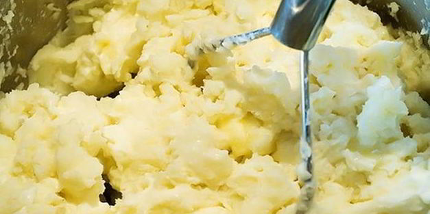 картофельное пюре с соусом