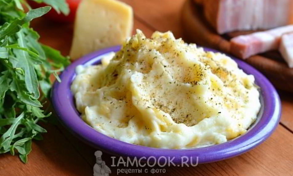 Рецепт картофельное пюре со сливками и сыром