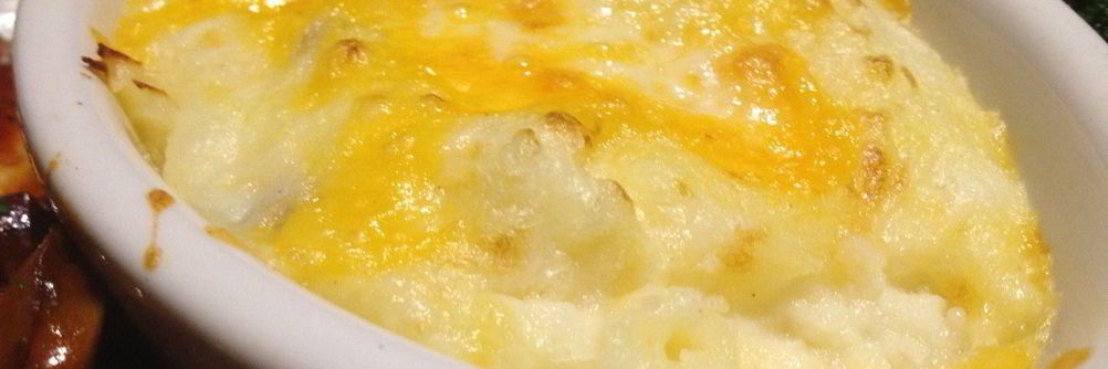 Картофельное пюре запеченное с сыром