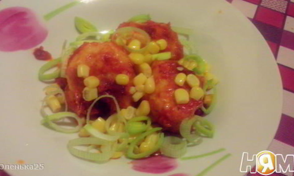 Рецепт картофельные клецки в соусе с луком-пореем