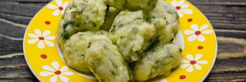 Картофельные ньокки со шпинатом и укропом