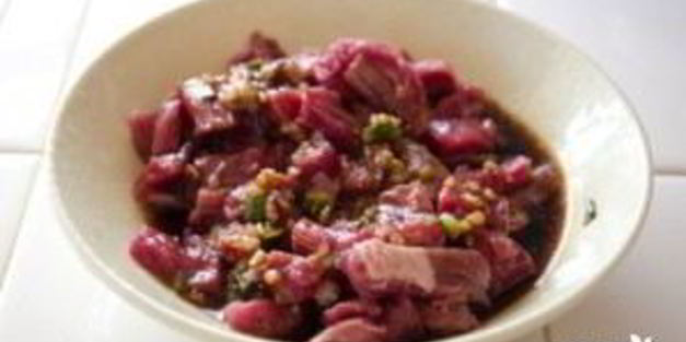 корейская лапша с мясом