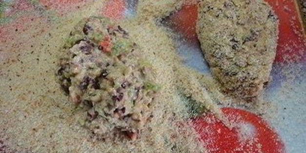 фасолевые котлеты с болгарским перцем