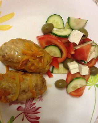 Гречаники с индейкой