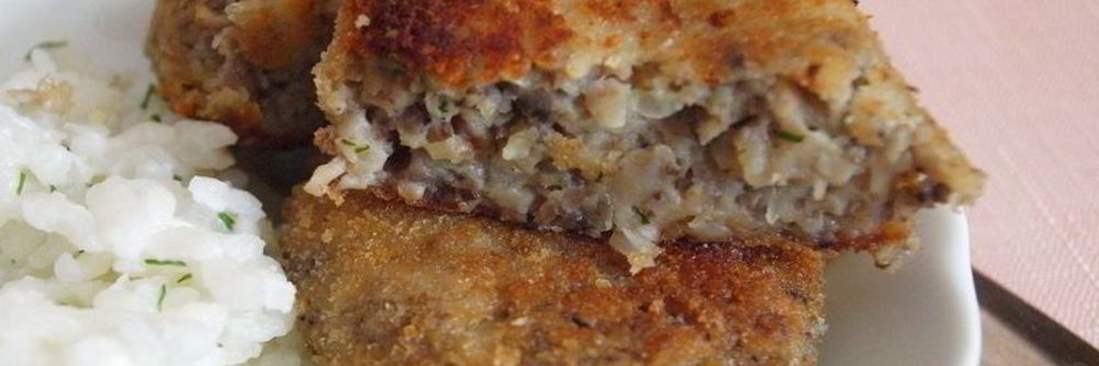 Грибные котлеты