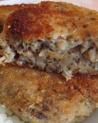 Грибные котлеты