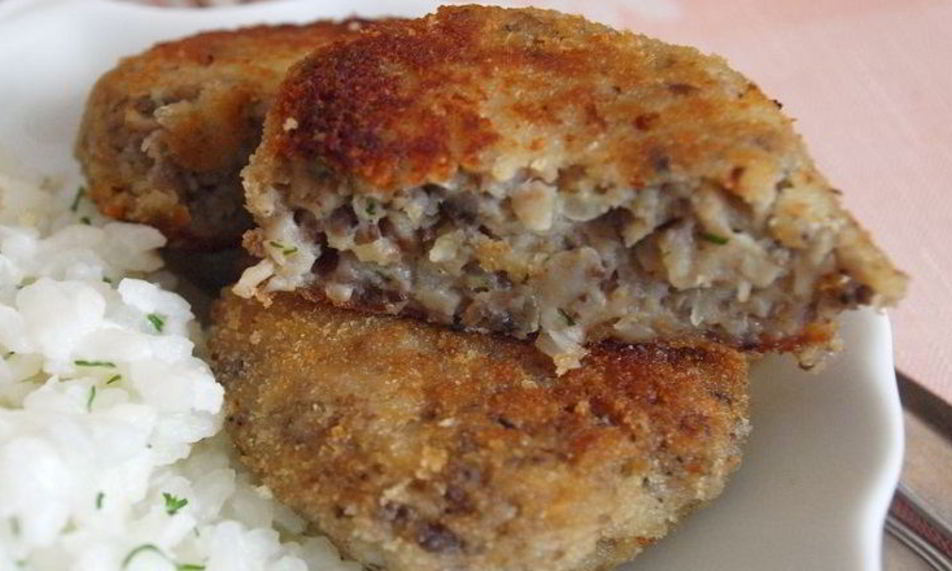 Рецепт грибные котлеты