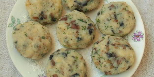 картофельные котлеты с шампиньонами