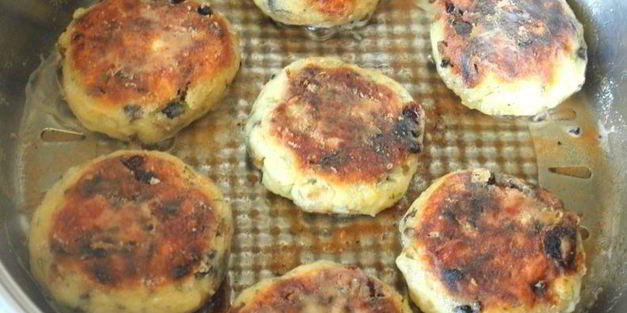 картофельные котлеты с шампиньонами