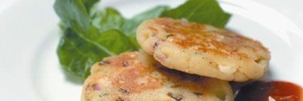 Картофельные котлеты с сыром фета