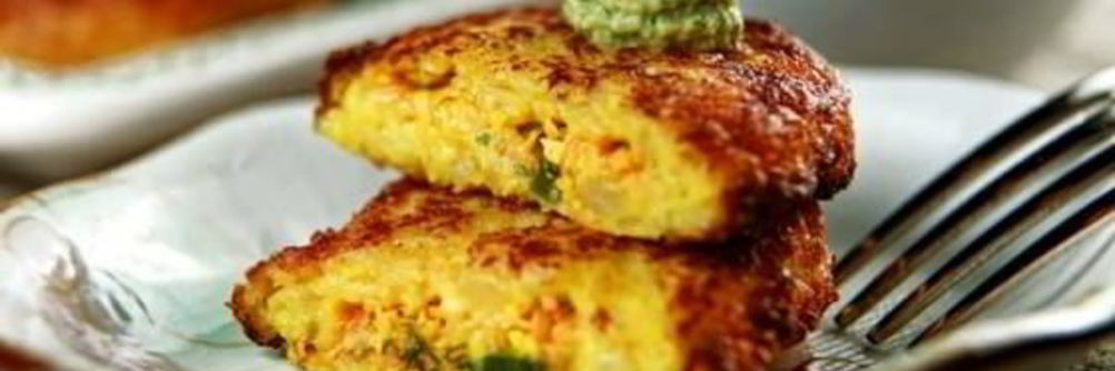 Картофельные котлеты с яйцом