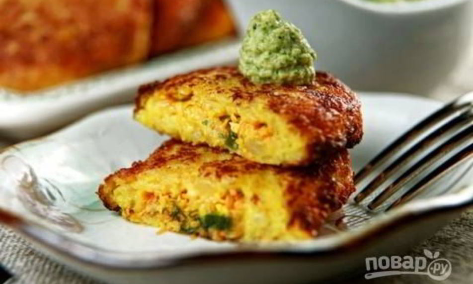 Рецепт картофельные котлеты с яйцом