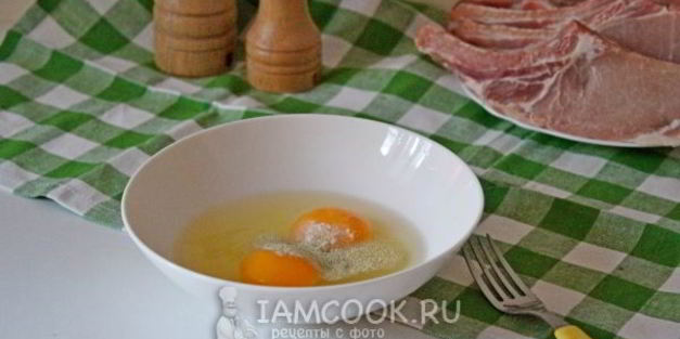 котлета на косточке в хлебной панировке