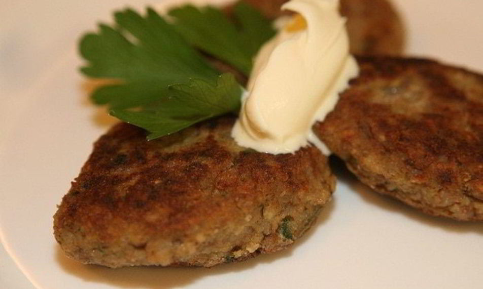 Рецепт котлетки из гречки с грибами и петрушкой