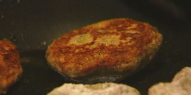 котлетки из гречки с грибами и петрушкой