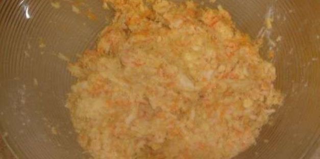 котлетки из крабовых палочек