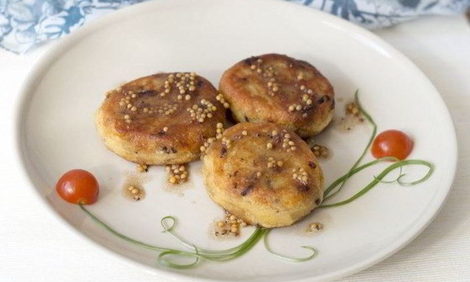 Рецепт котлеты из чечевицы с горчичным соусом