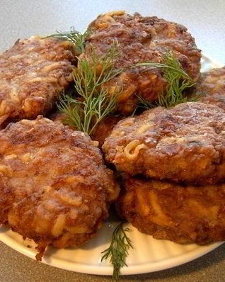 Котлеты из фарша с картофелем